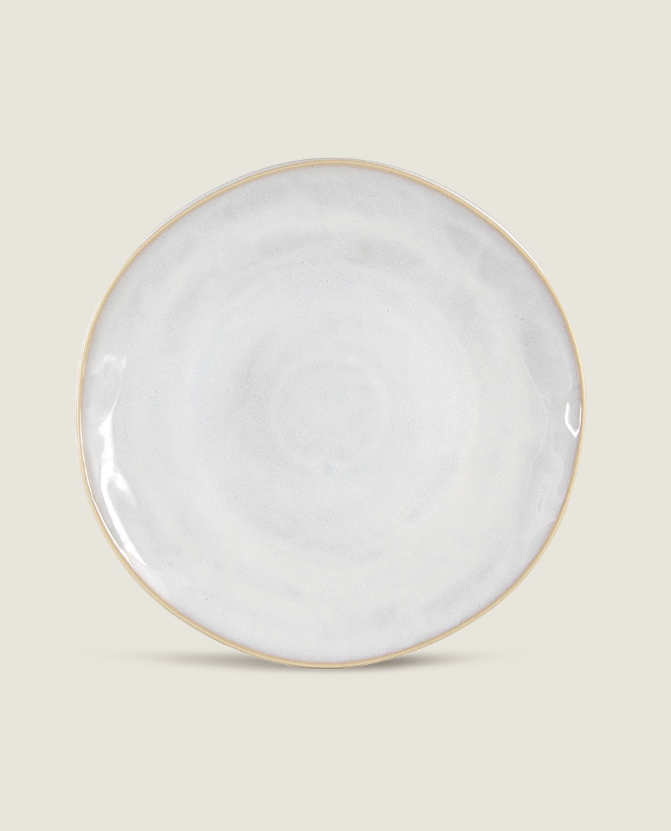 Assiette large Belair ivoire