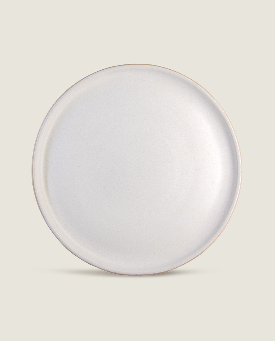 Assiette plate Klack Blanc mat