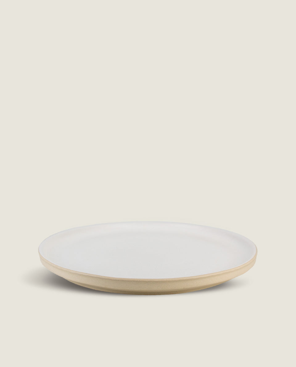 Assiette plate Klack Blanc mat