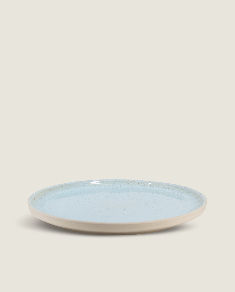 Assiette plate Klack bleu ciel